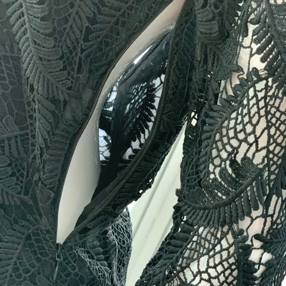 Maje Long Black Lace Gown - Worn twice - Picture 8 of 16